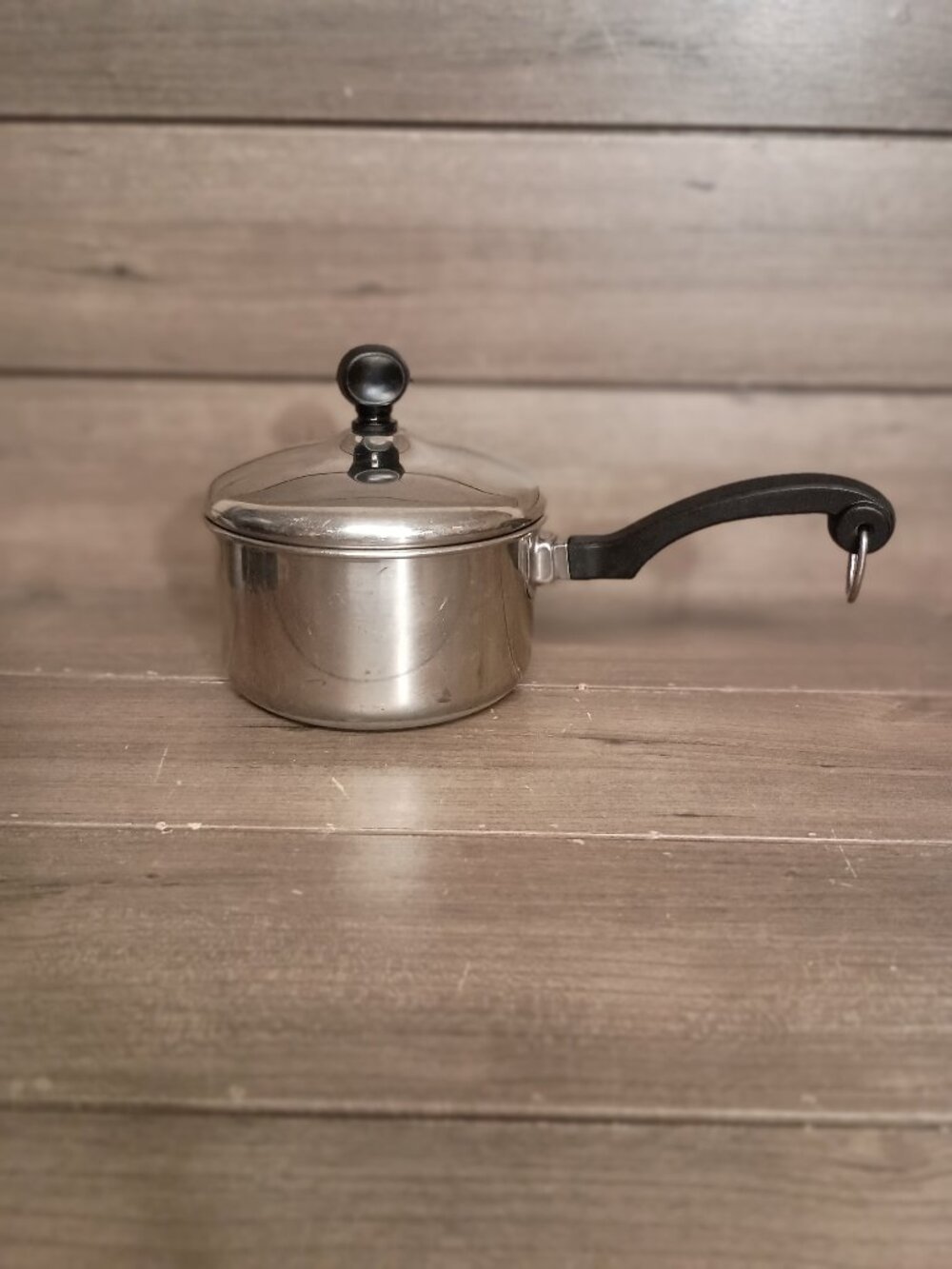 Vintage Farberware 1 Qt Sauce Pan Aluminum Clad Stainless Steel with Lid